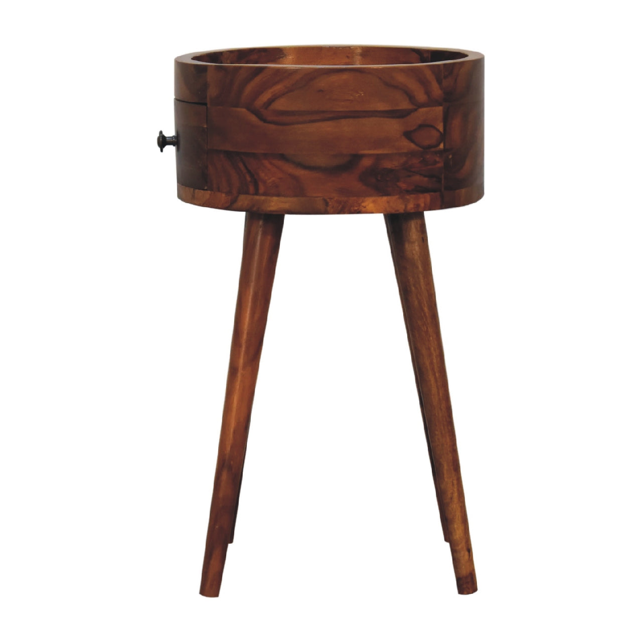 Levzu Honey Wood Bedside Table - Image 9