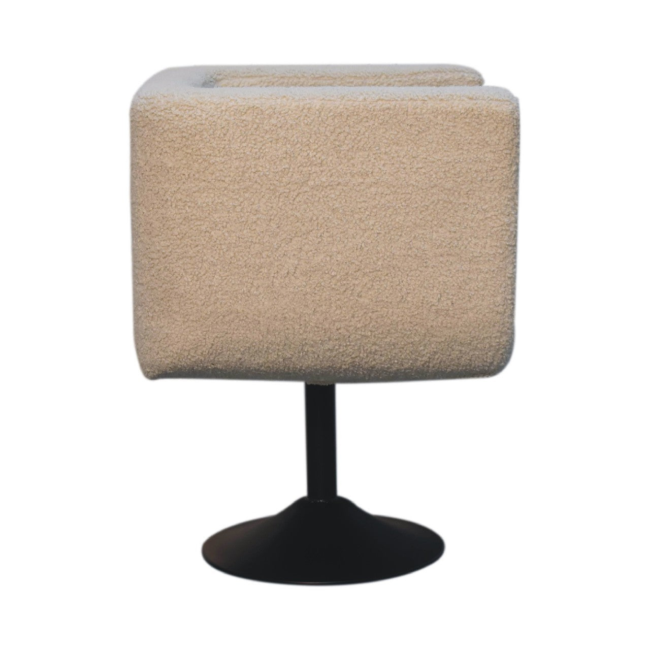 Levzu Cream Boucle Swivel Chair - Image 8